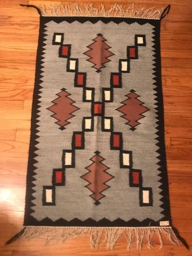 Vintage Henry B Vogue Woven Saddle Blanket / Rug / Wall Hanging