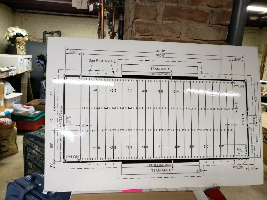 Dry Erase Football Board for Coaching