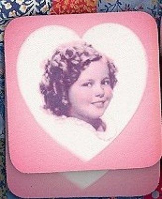 SHIRLEY TEMPLE Rubber Backed Coasters #0587