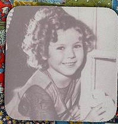 SHIRLEY TEMPLE Rubber Backed Coasters #0514