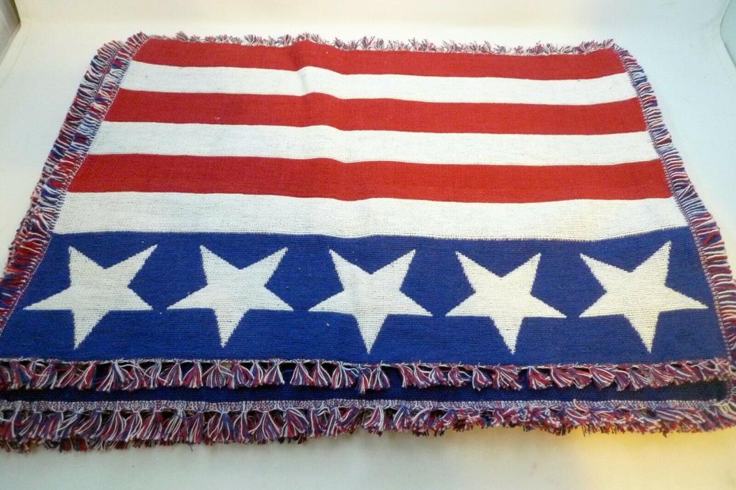 July 4th Lot 8 Fringed Table Placemats 14