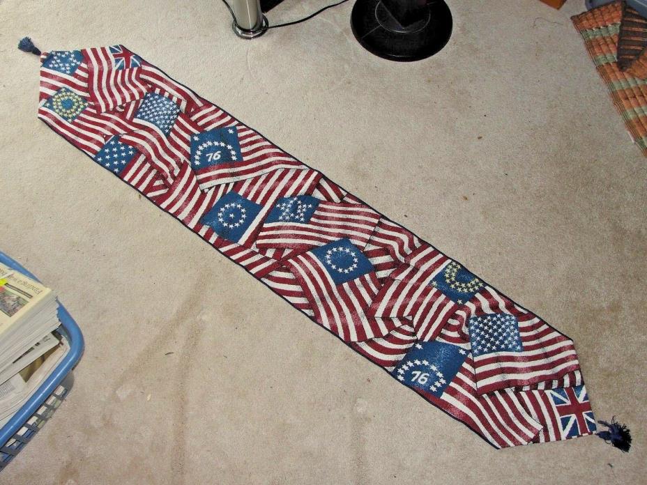 TABLE RUNNER - DECORATED AS A FLAG - 77