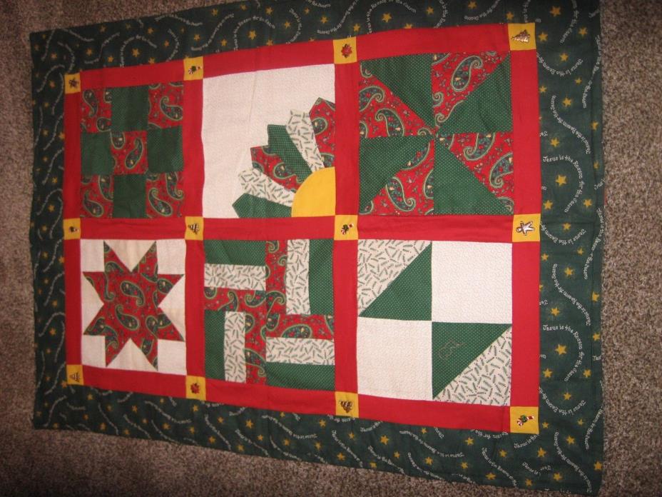 Christmas patchwork Wall Hanging Different Assorted Patterns 38