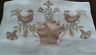 Vtg LINEN TABLECLOTH Rooster Fruit Country Cottage Farmhouse Chic Autumn 70s