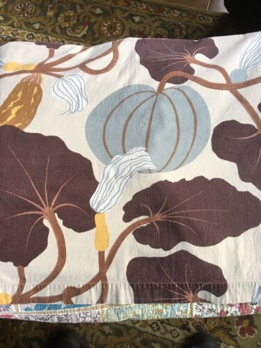 Marimekko For Crate & Barrel Kumina Squash Earth Tone Cotton Rect Tablecloth