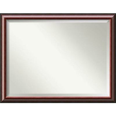 Amanti Art Cambridge Mahogany 44 x 34 In. Wall Mirror - DSW3940164