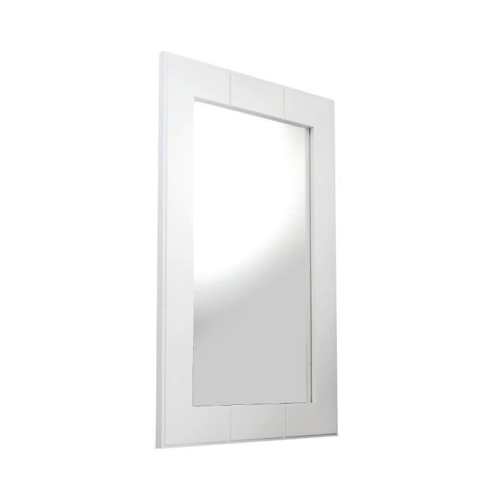 2 PACK Croydex Maine 23.62 in. H x 15.75 in. W Single Mirror in White New