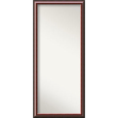 Amanti Art Mahogany Wood: 28 x 64-Inch Floor Mirror - DSW3316035