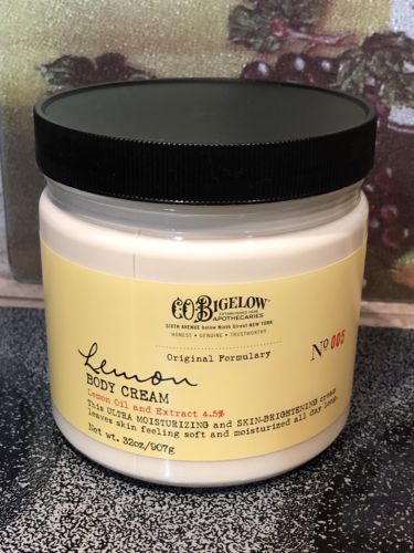 Bath & Body Works CO Bigelow Lemon & Extract Body Cream #005 32oz
