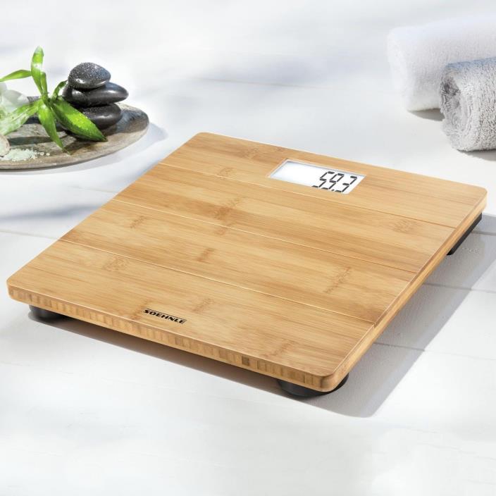 Bathroom Scale Bamboo Wood Digital LCD weight loss health accurate 396# Capacity
