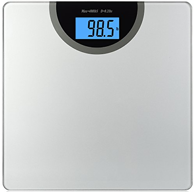BalanceFrom Digital Body Weight Bathroom Scale with Step-On Technology and 400