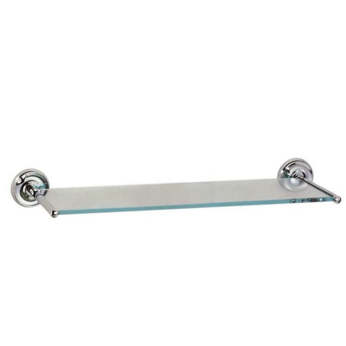 Gatco Designer Chrome Glass Bathroom Shelf, 5077