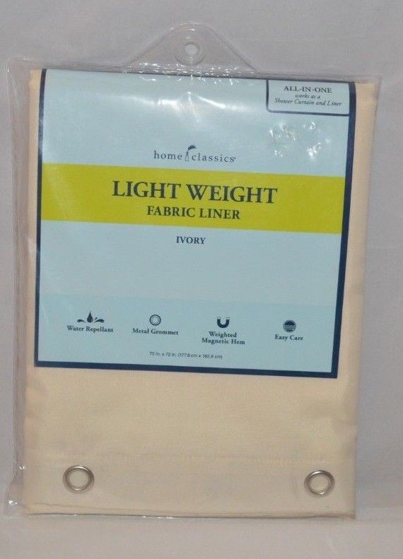 Home Classics Light Weight Fabric Liner- Ivory
