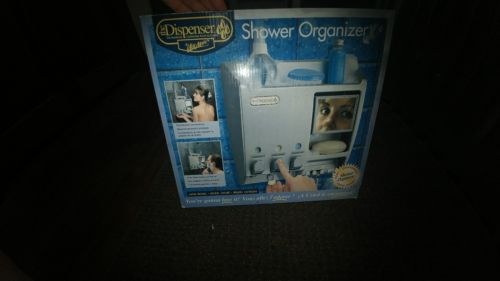? Better Living Products Shower Organizer.  Satin Nickel color.
