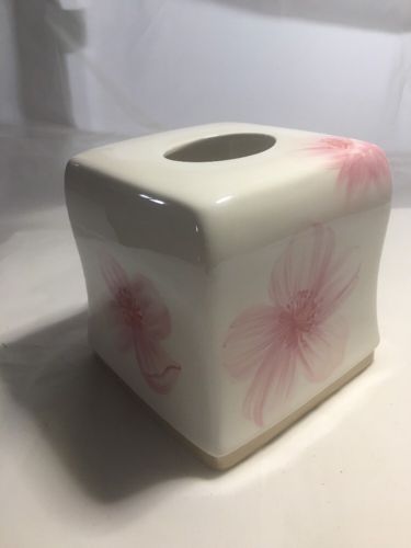 Ceramic Petals Tissue Box Cover