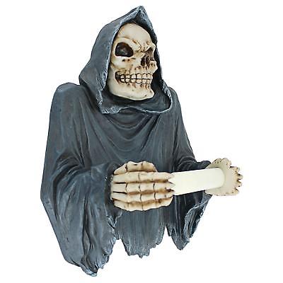 Design Toscano Toilet Paper Holder - Grim Reaper Tissue Tyrant Skeleton Bathroom