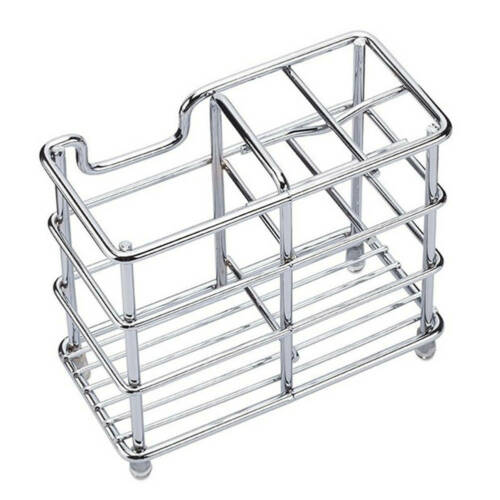 Equipment  Bathroom Stainless Steel Lattice Toothbrush Holder Placement Rack Org