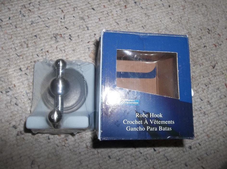 NEW IN BOX. Gatco Charlotte Robe Hook 4365 Satin Nickel