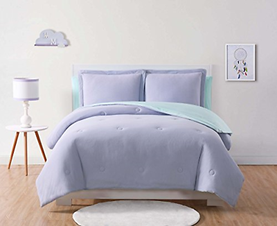 Laura Hart Kids Jersey Bed in a Bag, Full, Lavender and Aqua