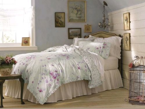 SIMPLY SHABBY CHIC White ~ KING ~ Ruffled Bedskirt 15