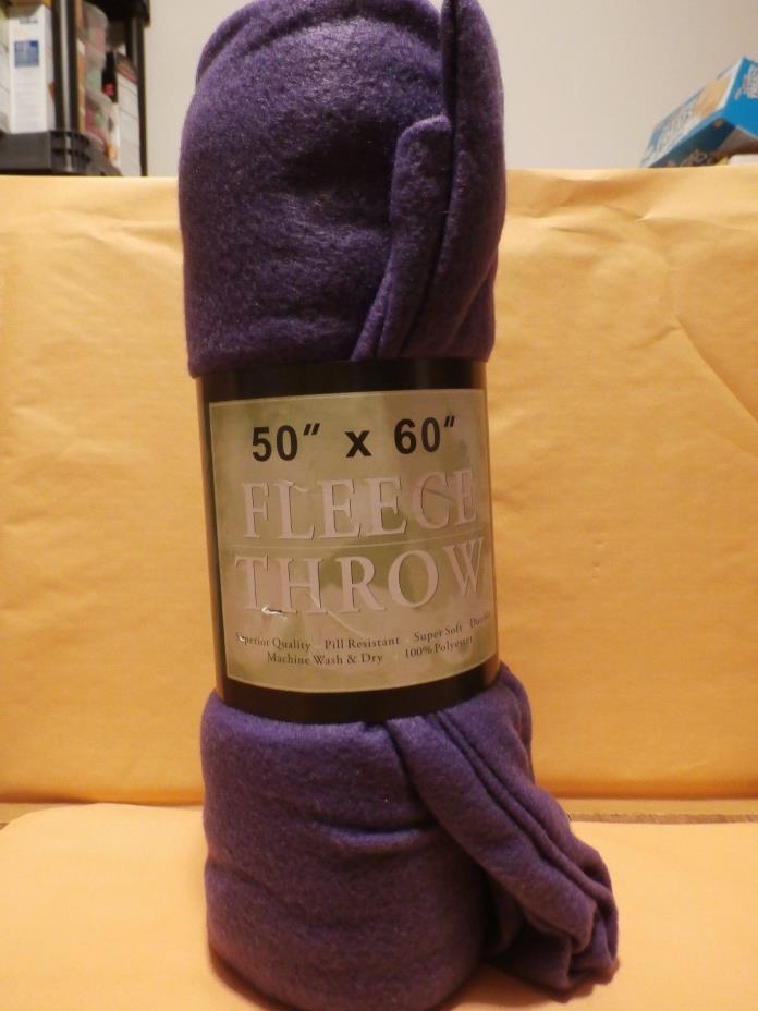 Dark blue Fleece Blanket 50