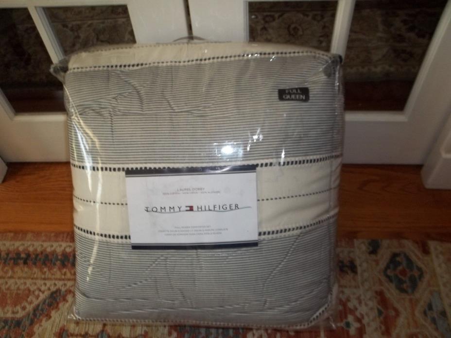 NIP Tommy Hilfiger Laurel Dobby Full/Queen Comforter & Shams Set 3pc