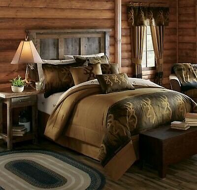 Browning Oak Tree Buckmark Comforter Set (King)