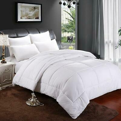 Solid White Home Double Fill Down Alternative Comforter