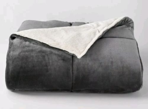 CUDDL DUDS Cozy Soft Layers Comforter ~ FULL / QUEEN  ~ Charcoal Gray