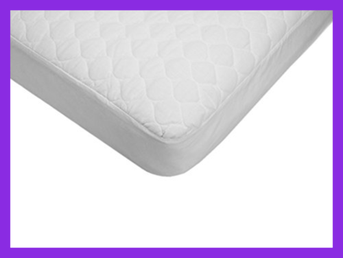 Quilted Fitted Waterproof Crib Mattress Pad Cover Vinyl Free FREE SHIPPING