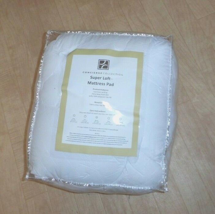 Concierge Collection Super Loft Mattress Pad QUEEN  (lightly used)