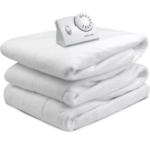 Biddeford Blankets Heated Mattress Pad Full Size 10-Hour Safe Auto Shut Off NEW
