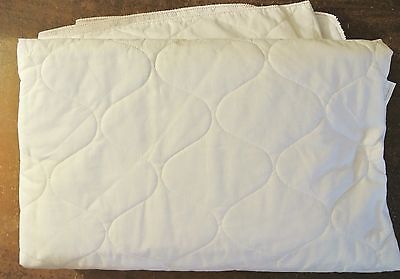 Used Mattress Pads by the Pallet 3 Ply Waterproof White Quilted W/ Anchor Bands
