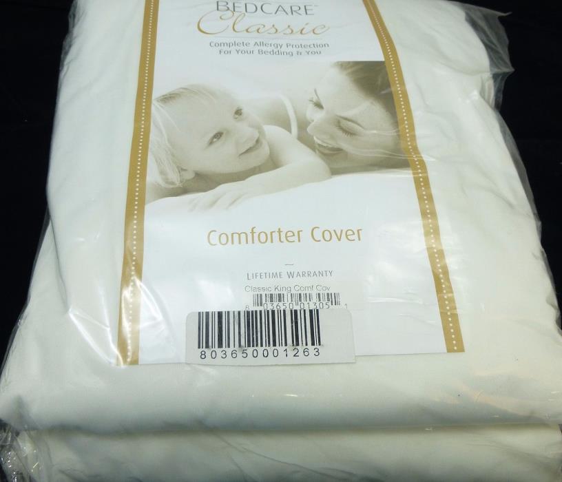 BedCare Classic Allergen Comforter Cover Classic King NEW