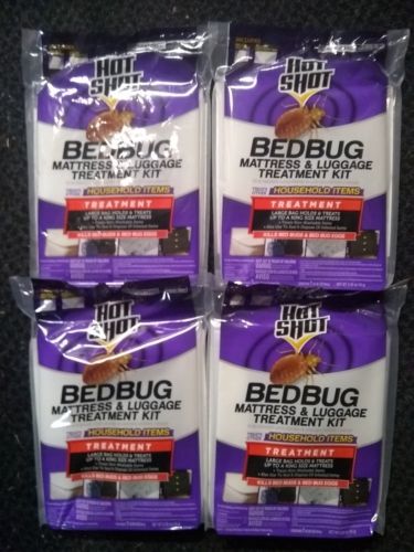 Hot Shot Bedbug Mattress And Luggage Treatment Kit lot of 2