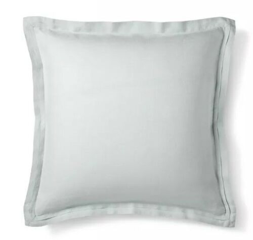 Fieldcrest Linen Pillow Sham Gray Euro 26