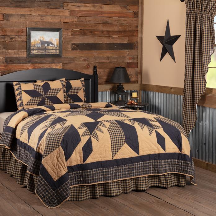 VHC Dakota Star Bedding Set Quilt & Sham California King, King, Queen Twin