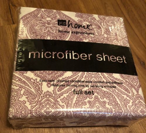 JCPenny Home Microfiber Paisley Full Size Sheet Set