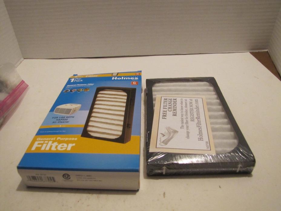 HOLMES GENERAL PURPOSE G FILTER HAPF21 USE W/ HAP222 AIR CLEANER NEW AND SEALED