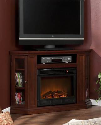 Claremont Convertible Media Electric Fireplace - Cherry [ID 1091149]