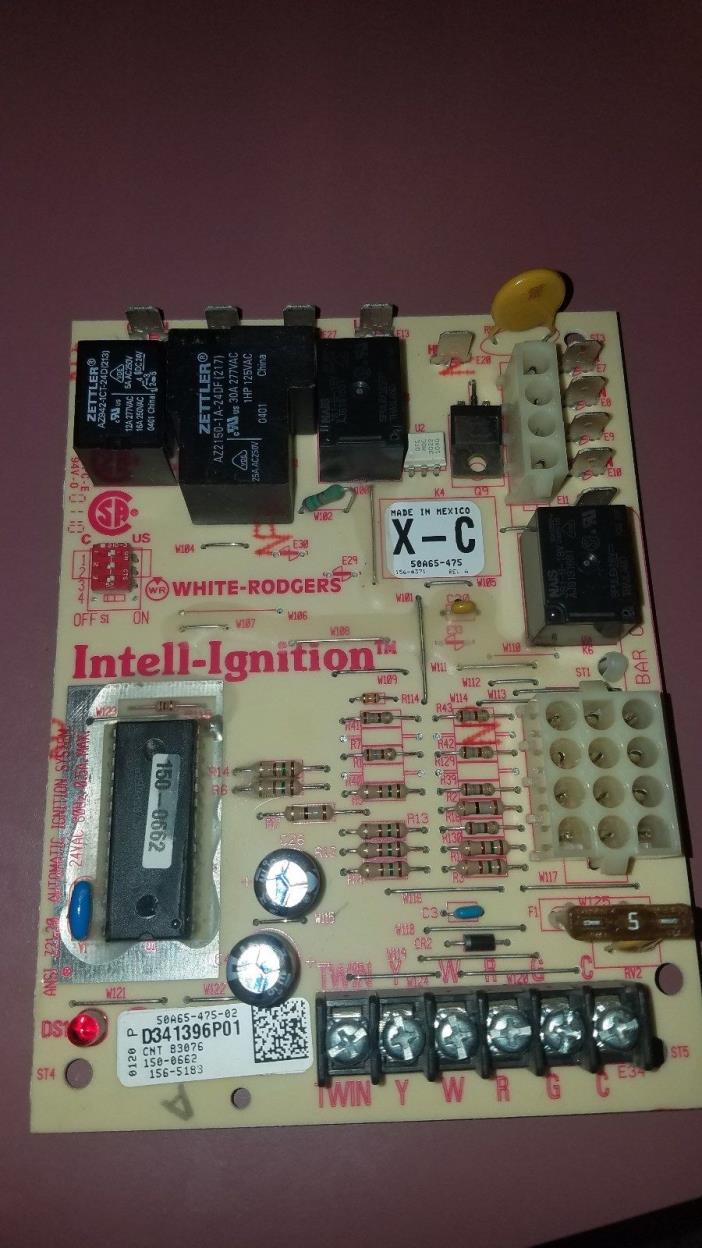 White Rodgers 50A65-475 Furnace Circuit Board D341396P01 Trane CNT03076