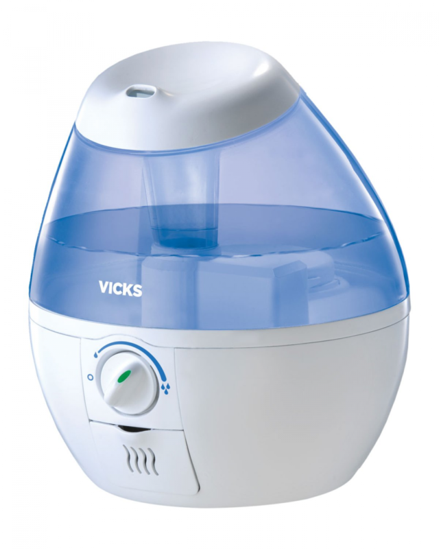 Vicks Mini Filter Free Cool Mist Humidifier Small for Bedrooms, Baby, Kids Rooms