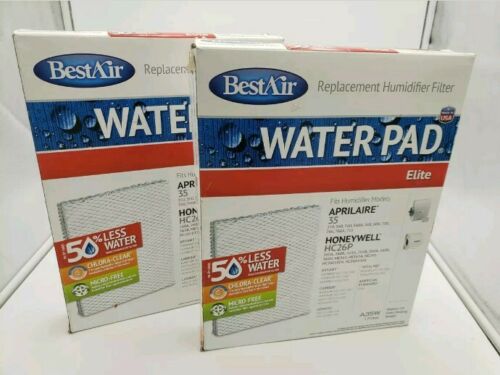 2 GENUINE BestAir A35W Aprilaire 35 Honeywell Hc26p Waterpad Humidifier Filter
