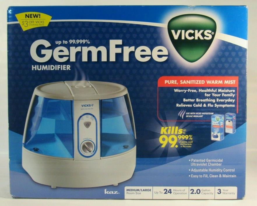 Vicks V790 - Germ-Free Warm Mist Humidifier w/ Ultraviolet Chamber - 2.0 Gallon