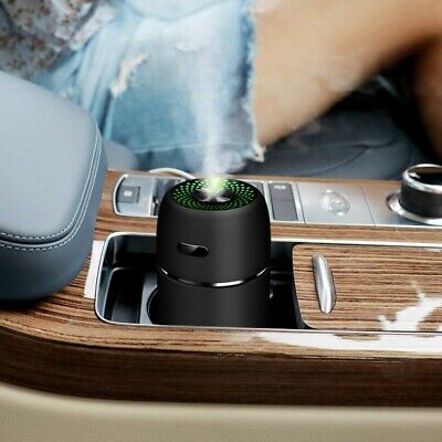 US MiniUSB Air Humidifier Aroma Diffuser Car Essential Oil Air Purifier with LED