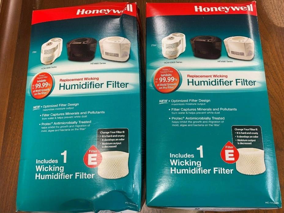 2 Genuine Honeywell Premium Humidifier Filters HC-14N HCM Holmes HM Sunbeam SCM