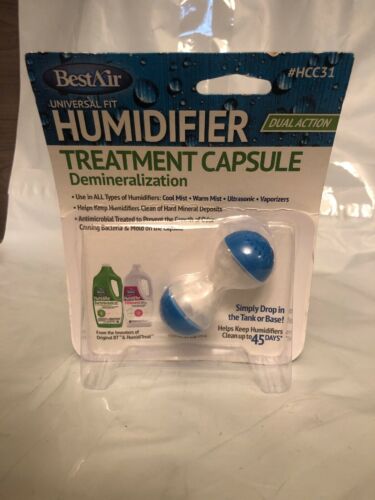 BestAir Humidifier Dual Action Treatment Capsule Demineralization HCC31 loc206