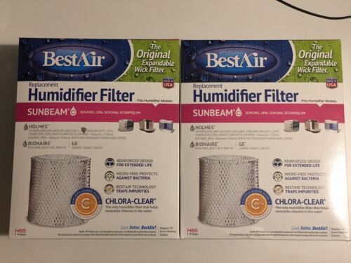 NEW 2 pack Best Air Humidifier Filter Sunbeam C Holmes GE Bionaire BestAir H65