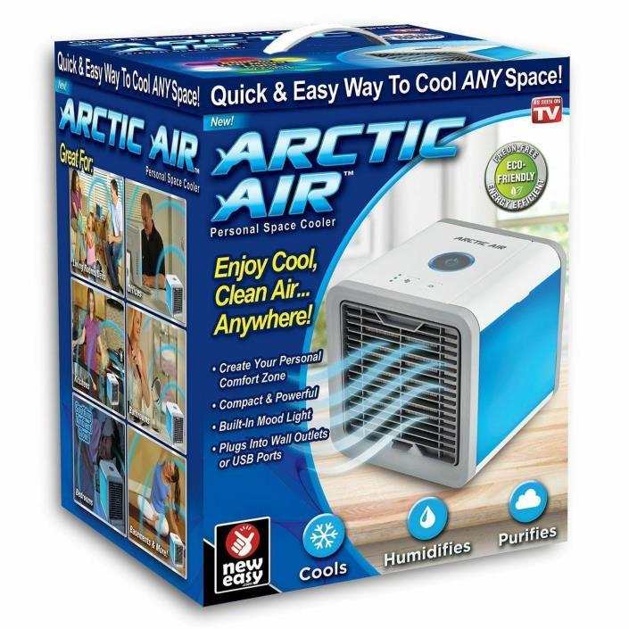 Ontel Arctic Air Personal Space Cooler As Seen on TV with USB or Wall Outlet NEW