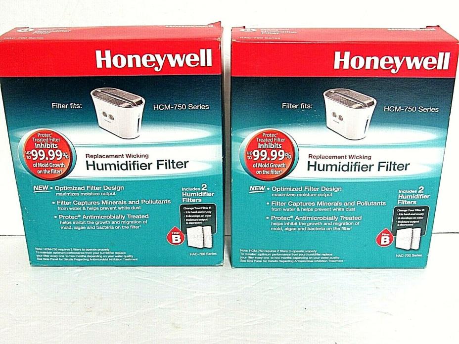 4 Filters Honeywell Type B HCM-750 Series Replacement Humidifier Filter